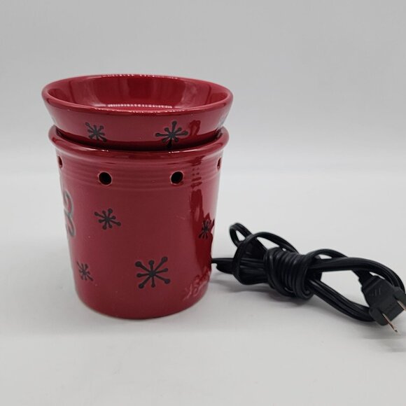 Scentsy Wax Warmer Prancer Red Holiday Christmas Reindeer No Box with Bulb - Picture 3 of 9